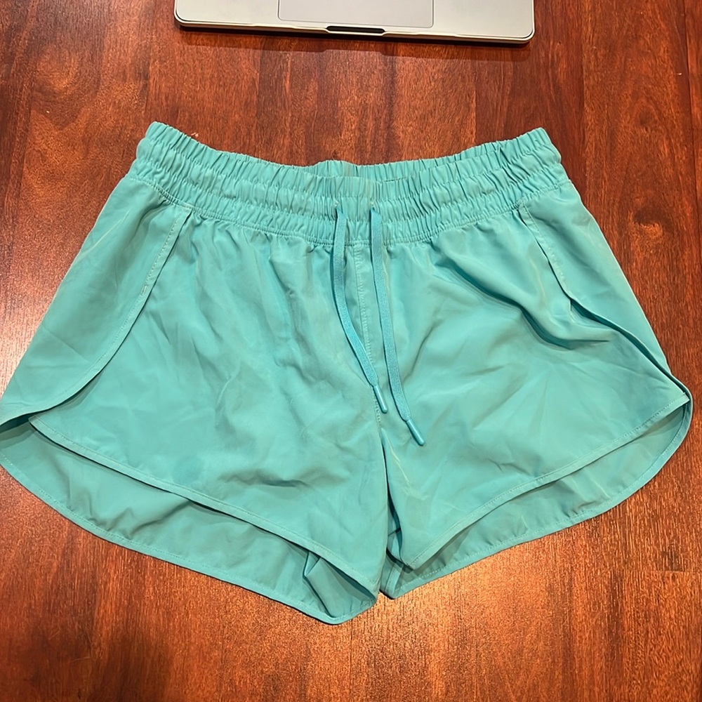 90 Degree By Reflex Teal Athletic Shorts